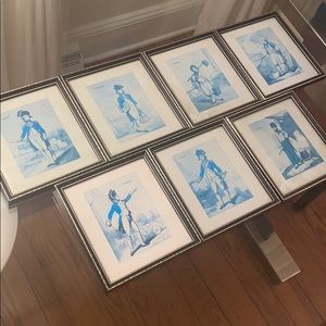 Vintage Assortment of Naval Caricature Pictures